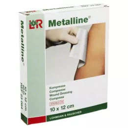 METALLINE comprime 10x12 cm sterili, 10 ore