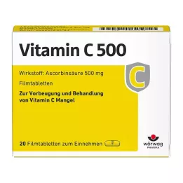 VITAMIN C 500 compresse rivestite con film, 20 pz