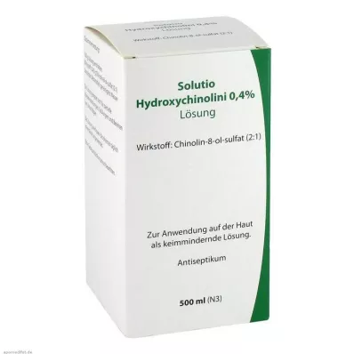 SOLUTIO IDROSSICHINA. 0,4%, 500 ml