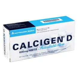 CALCIGEN D 600 mg/400 I.E. compresse masticabili, 50 pz