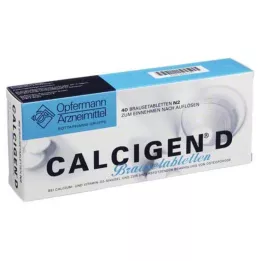 CALCIGEN D 600 mg/400 I.E. compresse effervescenti, 40 pz