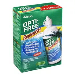 OPTI-FREE RepleniSH Soluzione disinfettante multifunzionale, 2X300 ml