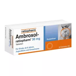 AMBROXOL-ratiopharm 30 mg compresse espettoranti per la tosse, 50 pz