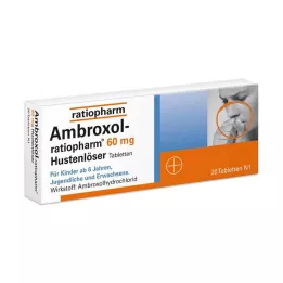 AMBROXOL-ratiopharm 60 mg compresse espettoranti per la tosse, 20 pz