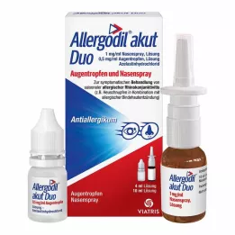 ALLERGODIL acuto Duo 4ml AT acuto/10ml NS acuto, 1 pz