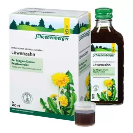 LÖWENZAHN SAFT Succhi di piante medicinali Schoenenberger, 3X200 ml