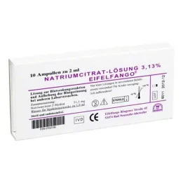 Natrum citricum 3,13% fiale, 10X2 ml