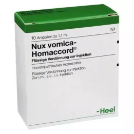 NUX VOMICA HOMACCORD AMPOULE, 10 pz
