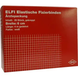 Benda elastica di fissaggio Dracoelfi 6cmx4m crespata, 20 pz