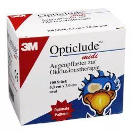 OPTICLUDE 3M midi 5,3x7 cm 1538/100, 100 pz