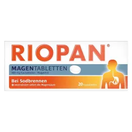 RIOPAN Compresse per lo stomaco Compresse masticabili, 20 pz