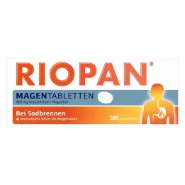 RIOPAN Compresse per lo stomaco Compresse masticabili, 100 pz