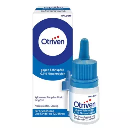 OTRIVEN Gocce nasali allo 0,1% per adulti e bambini in età scolare, 10 ml