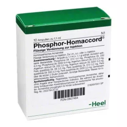 PHOSPHOR HOMACCORD AMPOULE, 10 pz
