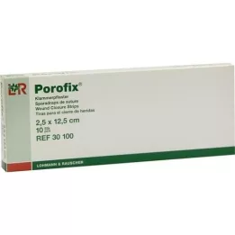 Porofix Patch di abbigliamento 2.5x12,5 cm, 10 pz