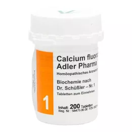 BIOCHEMIE Adler 1 Calcio fluoratum D 12 compresse, 200 pz