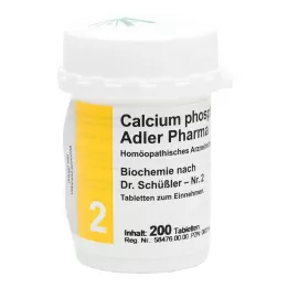 BIOCHEMIE Adler 2 Fosforico di calcio D 6 tabl., 200 pz