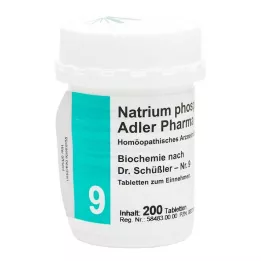 BIOCHEMIE Adler 9 sodio fosforico d 6 tabl., 200 pz