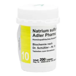 BIOCHEMIE Adler 10 sodiofuricum d 6 tabl., 200 pz