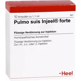 PULMO SUIS Injeel Forte ampoule, 10 pz