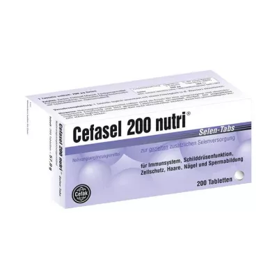 CEFASEL 200 compresse nutri Selenium, 200 pz