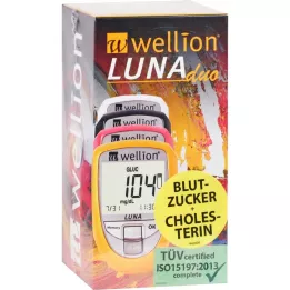 WELLION Lunaduo BZ-Messg.set mg/dl rosa, 1 pz