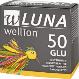 WELLION LUNA Strisce reattive per la glicemia, 50 pz
