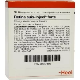 RETINA SUIS Injeel Forte ampoule, 10 pz