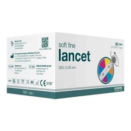 Lancette Klinion Soft fine colore 28 G, 210 pz