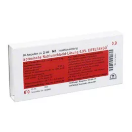 ISOTONISCHE Soluzione di NaCl 0,9% Eifelfango Inj.-Lsg., 10X2 ml