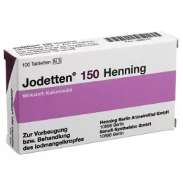 JODETTEN 150 compresse Henning, 100 pz