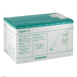 INJEKT F Siringa dosatrice fine 1 ml senza contenitore, 100X1 ml