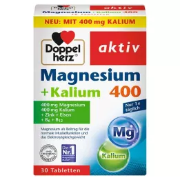 DOPPELHERZ Compresse di Magnesio+Potassio, 30 pz