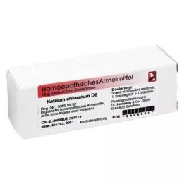 NATRIUM CHLORATUM d 6 globuli, 10 g