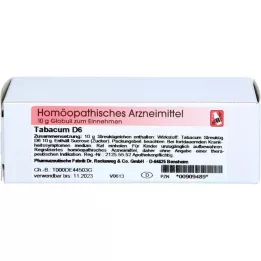 TABACUM d 6 globuli, 10 g