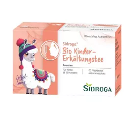 SIDROGA Bustine filtro per tè freddo biologico per bambini, 20X1,5 g