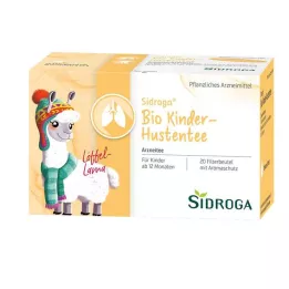 SIDROGA Bustine filtro per tè per la tosse per bambini biologico, 20X1,5 g
