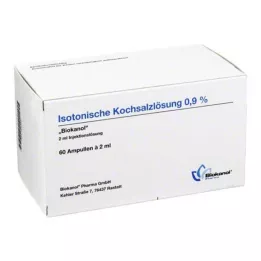ISOTONISCHE Fiale di soluzione salina 0,9% Biokanol, 60X2 ml