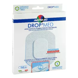 DROP Med 8x10 cm Associazione ferita Master Aid, 5 pz