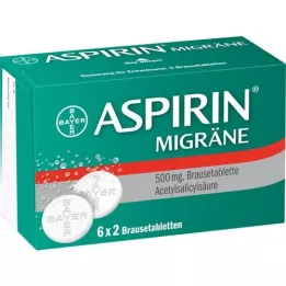 ASPIRIN MIGRÄNE Tablet per il respiro, 12 pz