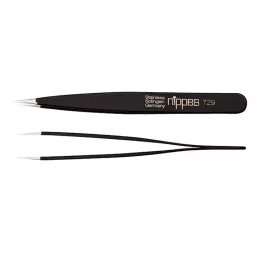 NIPPES Pinzetta cosmetica, appuntita, acciaio inossidabile n. 729, 1 pz