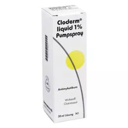 CLODERM Liquido 1% spray pompa, 30 ml