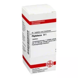 PHYTOLACCA D 1 compresse, 80 pz