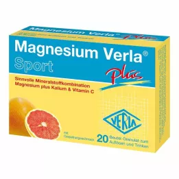 MAGNESIUM VERLA più granuli, 20 pz