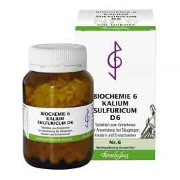 BIOCHEMIE 6 Kalium sulfuricum D 6 compresse, 500 pz