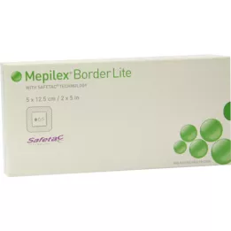 Mepilex Border Lite Foam Association 5x12.5 cm Sterile, 5 pz