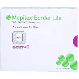 Mepilex Border Lite Foam Association 7.5x7,5 cm Sterile, 5 pz