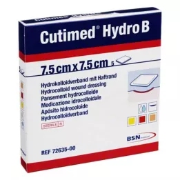CUTIMED Hydro B Hydrok.Ver.7,5x7,5 cm con adesivo, 5 pz