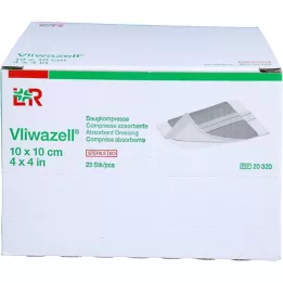 VLIWAZELL laspirazione comprime sterili 10x10 cm, 25 pz