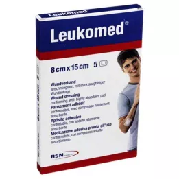 LEUKOMED gesso sterile 8x15 cm, 5 pz